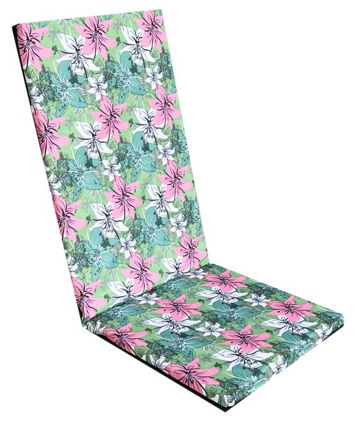 Polstr na židli a křeslo bez zipu - Květiny