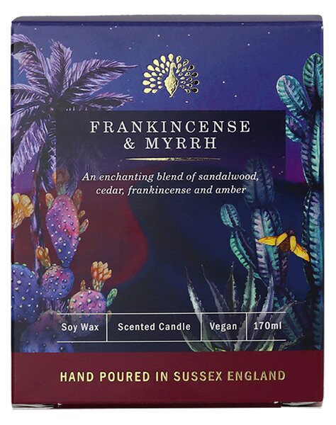 English Soap Company Kadidlo & Myrha Vonná svíčka, 170 ml