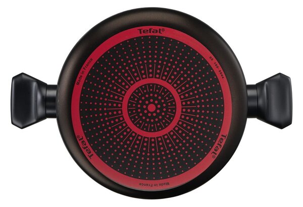 Hliníková pánev s poklicí ø 28 cm Simply Clean Red – Tefal