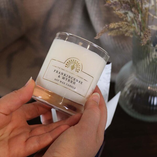 English Soap Company Kadidlo & Myrha Vonná svíčka, 170 ml