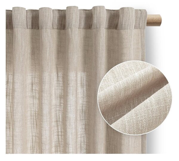 Béžový závěs 140x250 cm Valeta – Restilo