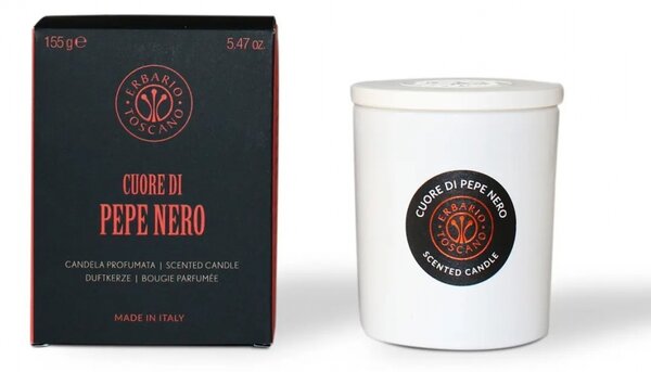 ERBARIO TOSCANO Cuore Di Pepe Nero Vonná svíčka, 155 g