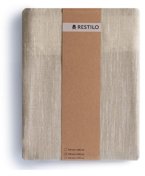 Béžový závěs 140x250 cm Valeta – Restilo