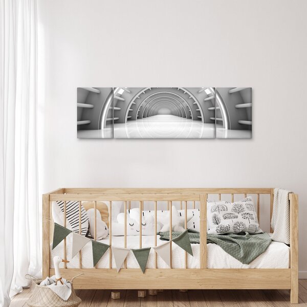 Obraz - 3D průchod (170x50 cm)