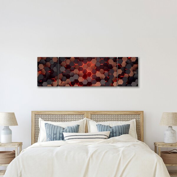 Obraz - Futuristická abstrakce (170x50 cm)
