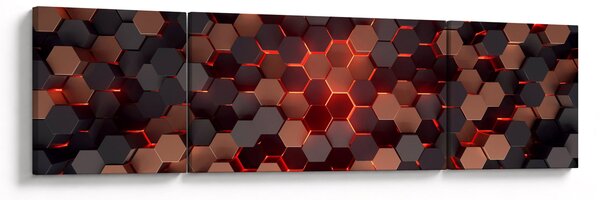 Obraz - Futuristická abstrakce (170x50 cm)