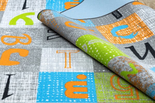 Balta Dětský kusový koberec JUMPY Písmena Číslice vícebarevný Rozměr: 100x200 cm