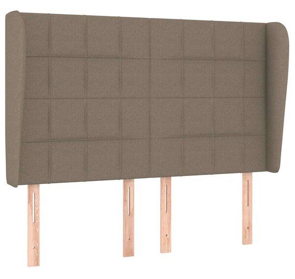 Box spring postel s matrací taupe 140x190 cm textil 3127961