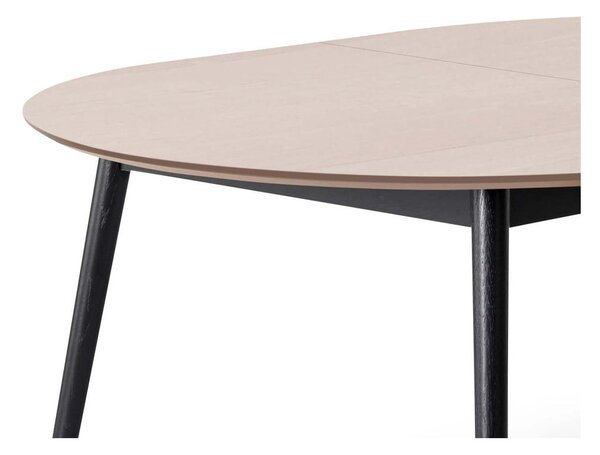 Kulatý rozkládací jídelní stůl s deskou v dubovém dekoru a přídavnou deskou ø 135 cm Meza – Hammel Furniture