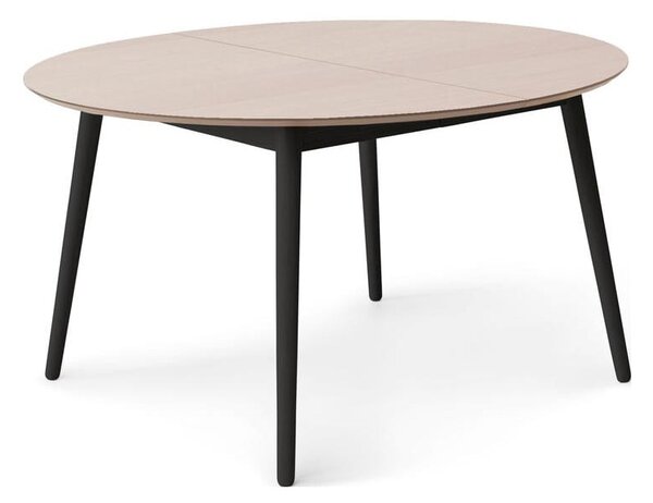 Kulatý rozkládací jídelní stůl s deskou v dubovém dekoru a přídavnou deskou ø 135 cm Meza – Hammel Furniture