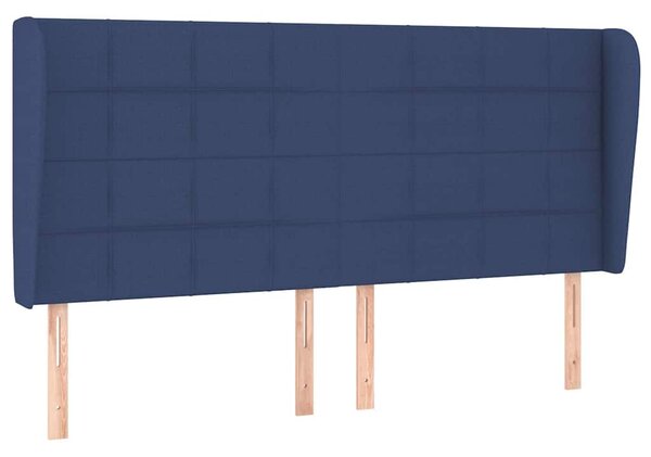 Box spring postel s matrací modrá 160x200 cm textil 3127979