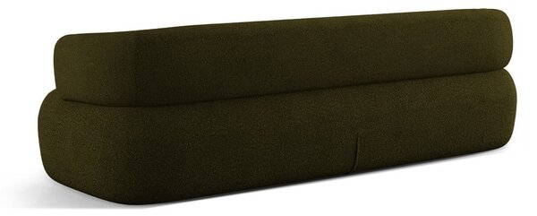 Zelená pohovka z textilie bouclé 226 cm Jenny – Micadoni Home