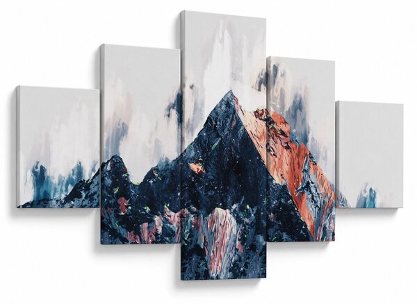 Obraz - Abstraktní hora (125x70 cm)