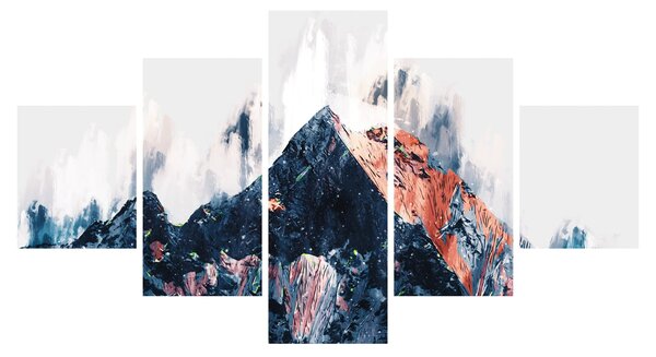 Obraz - Abstraktní hora (125x70 cm)