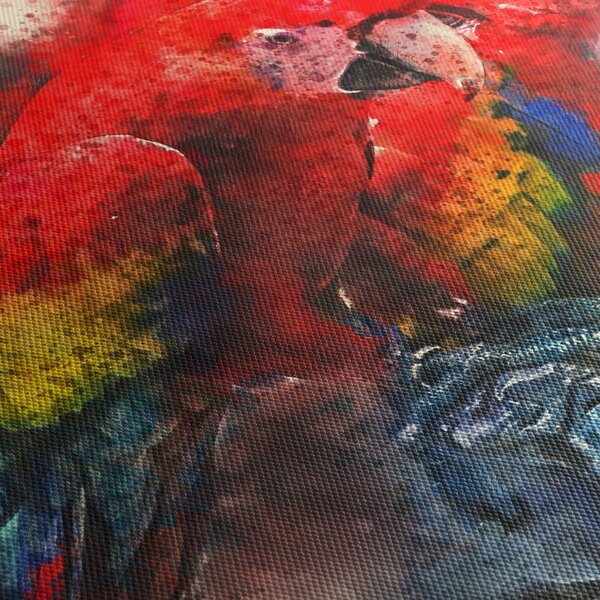 Obraz červených papoušků ara (170x50 cm)