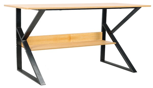 Psací stolek Torcor 100 (buk + černá)