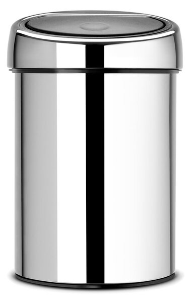 Dotykový ocelový odpadkový koš v leskle stříbrné barvě 3 l Touch Bin – Brabantia