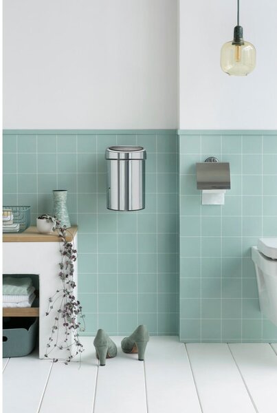 Dotykový ocelový odpadkový koš v leskle stříbrné barvě 3 l Touch Bin – Brabantia