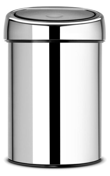 Dotykový ocelový odpadkový koš v leskle stříbrné barvě 3 l Touch Bin – Brabantia