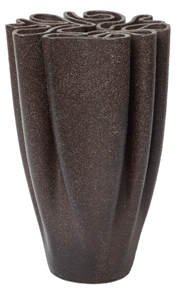 Kameninová váza Dedali Dark Brown