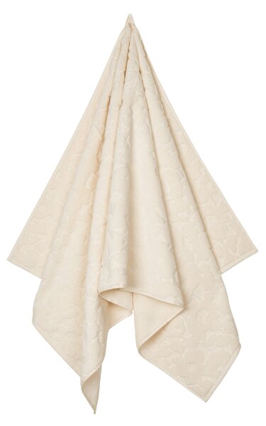 Bavlněná osuška Cilla Off White 70 × 140 cm