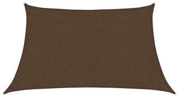 Stínící plachta 160 g/m² hnědá 3/4 x 2 m HDPE 311818
