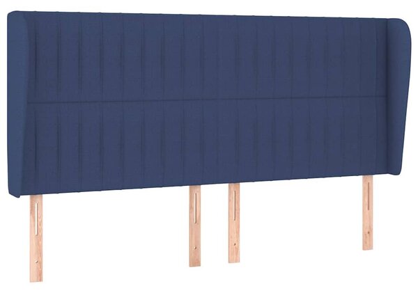 Box spring postel s matrací modrá 160x200 cm textil 3128139