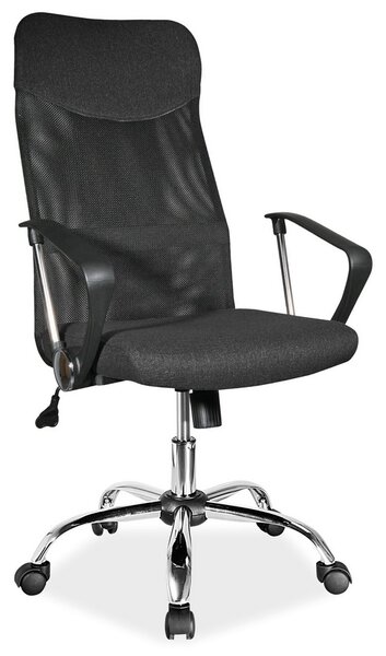 Kancelářská židle Q-025 černá látka