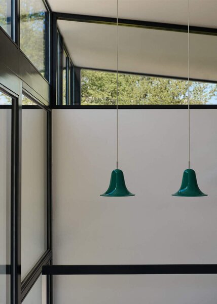 Verpan Závěsná lampa Pantop Ø23, dark teal 147547
