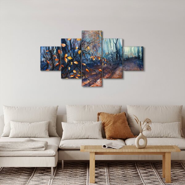 Obraz - Paprsky podzimního slunce (125x70 cm)