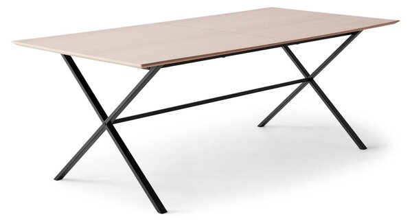 Rozkládací jídelní stůl s deskou v dubovém dekoru a přídavnou deskou 100x210 cm Meza – Hammel Furniture