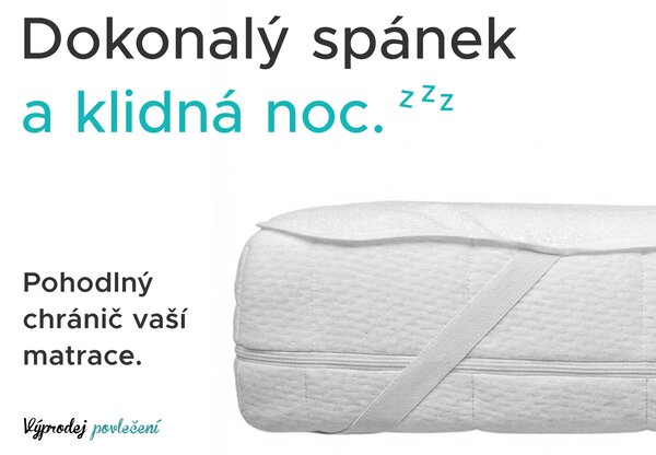 Nepropustný chránič matrace FROTÉ 90 x 200 cm