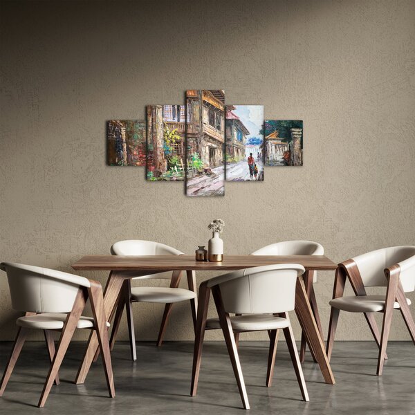 Obraz Filipínské vesnice, Asie (125x70 cm)