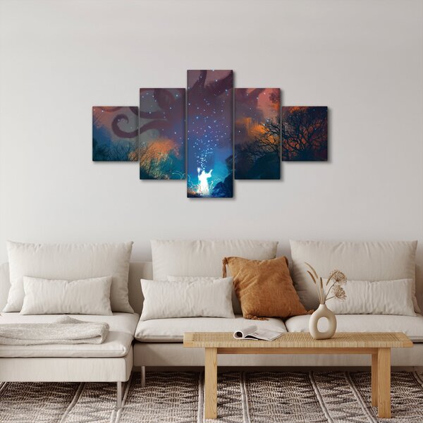 Obraz - Kouzlící čaroděj (125x70 cm)