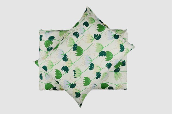 Povlecení mikro BASIC TULIPA mlécné 140x200 cm kvetiny