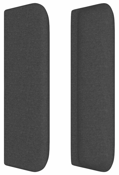 Čelo postele typu ušák černé 183x16x78/88 cm textil 3118644