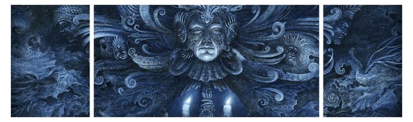 Obraz - Temné baroko (170x50 cm)
