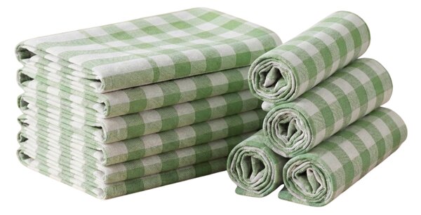 Utěrka CORIVA 50x70 cm světle zelená, set 10 ks