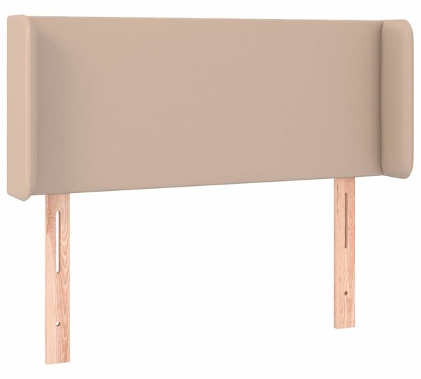 Čelo postele typu ušák cappuccino 83 x 16 x 78/88 cm umělá kůže 3118565