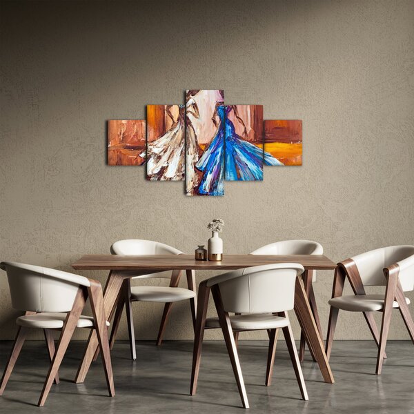 Obraz - Tanečnice, olejomalba (125x70 cm)