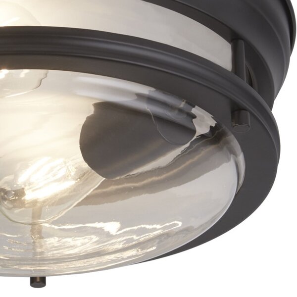 Searchlight 5182BK Stropní koupelnové svítidlo GLASGOW černé
