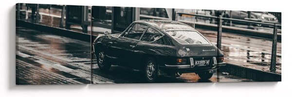 Obraz jedoucího auta (170x50 cm)