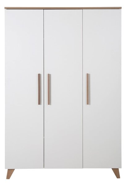 Bílá dětská šatní skříň 118x190 cm – Roba