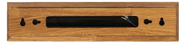 Elobra LED nástěnné světlo Mexico, šířka 20 cm, dub, dřevo, Světlé dřevo, Obývací pokoj / jídelna, Dřevo