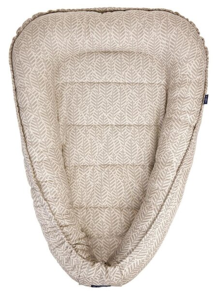Zaffiro Hnízdečko pro miminko – beige leaves