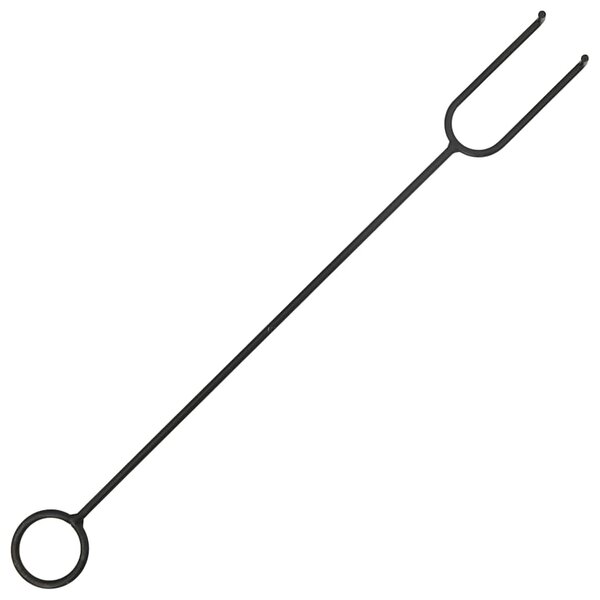 Rustikální přenosné ohniště s pohrabáčem 76 cm XXL ocel 311885