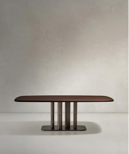 Jídelní stůl v dekoru ořechu 100x180 cm Melvar – Kave Home