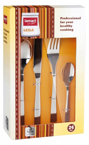 Sada příborů Lamart LT5002 LEILA, 24 kusů