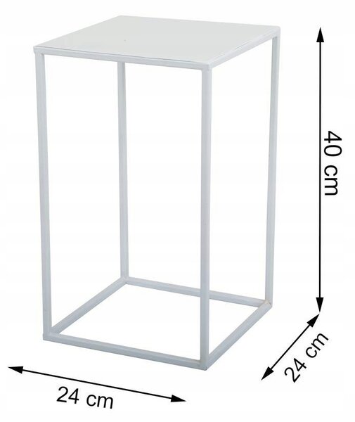 HowHomely kovový Držák Na Květináč 40 cm