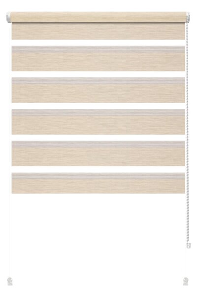 Krémová roleta den a noc 97x150 cm Zebra Silvalin – Gardinia